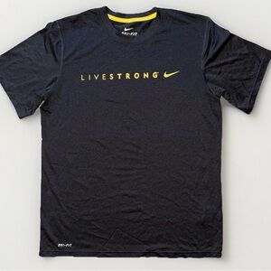 Nike Men's Black Dri-FIT LIVESTRONG T-Shirt